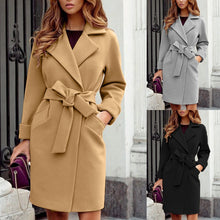 Load image into Gallery viewer, Elegant Winter Women Wool Long Coat
